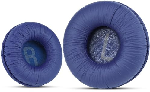 Professional Replacement Ear Pads for JBL Tune 600BT/T500BT/T450BT, Panasonic Technics RP-DJ1200/1210, Logitech H390/H530 On-Ear Headphones, by Krone Kalpasmos – Blue