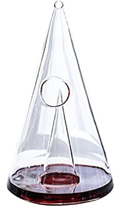 Carafe à décanter en verre en forme de pyramide - Séparateur pour whisky et cascade - Accessoires pour le vin