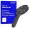 Duravit Universal Duschkopf, Duschbrause mit 3 Strahlarten (Rain, Pulse, Mono), Handbrause rund (Ø 120 mm), Brausekopf mit reinigungsfreundlichen Silikonnoppen, Schwarz Matt