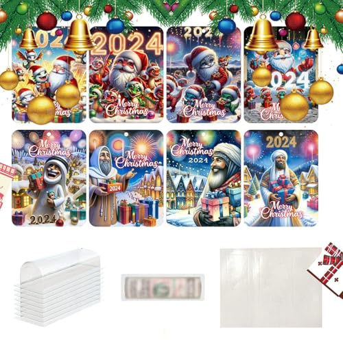 Porte-Argent de Noël en espèces,Porte-Argent de Noël - Décorations drôles