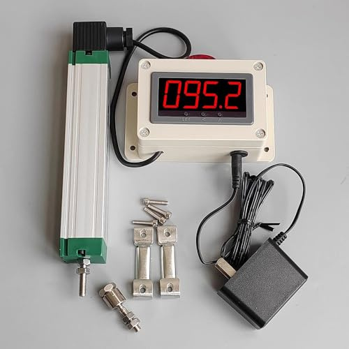 Resistance Linear Scale Distance Measuring Gauge Push-Pull Digital Electronic Caliper 0-100mm Hydraulic Rod Displacement Sensor