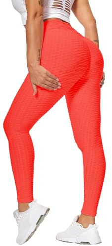 Legging taille haute gaufré en nid d'abeille pour femme avec poches, relève les fesses, anti-cellulite, contrôle du ventre, pantalon de gym, yoga, entraînement, course à pied, collant de compression