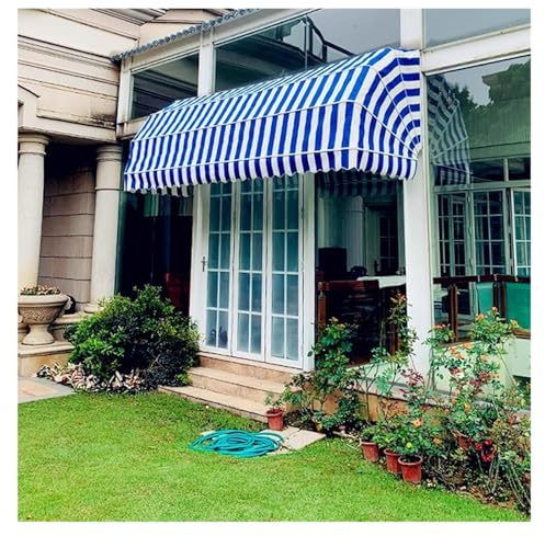 Tenda da sole retrattile curva francese, facile da installare, protezione UV, per finestre e porte, copertura antipioggia per negozi di fascia alta, club privati, ville di lusso, terrazze da giardino