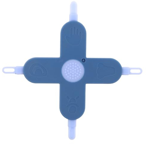 Herramienta Ñiño de Cuidado Diseño Cruzado Azul | Limpieza Nasal, Retiro de Cerumen y Uñas, Pp y Pet, para Lactantes, Formato Compacto
