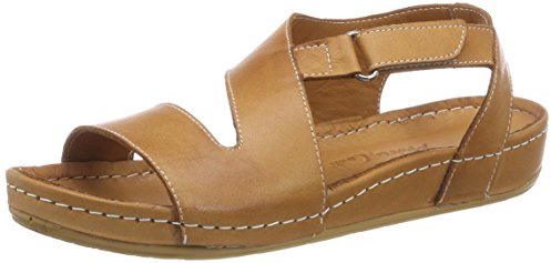 Andrea Conti dam 0025784 öppna sandaler, Brun cognac - 36 EU