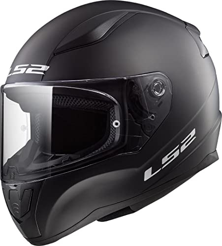 LS2, Casco Moto Integral para Niños Rapid Mini Matt Black, L