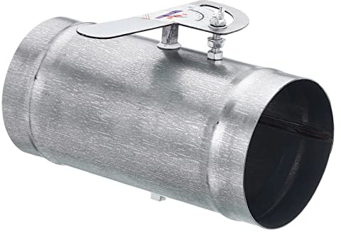 PATIKIL 4 HVAC Duct Manual Volume Damper, Metal Adjustment Airflow Ducting Backdraft Damper Control for Air Ventilation System