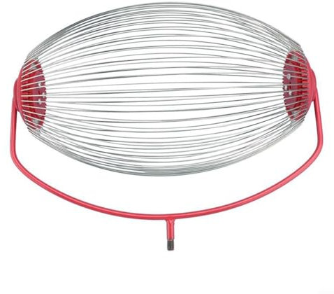 HEIBTENY Nuss-Sammler Nusssammler Obstsammler Obstpflücker Ernterolle Aluminiumlegierung Garten Einziehbarer Nusssammler Für Aufsammeln Von Kastanien, Pekannüssen, Eicheln(großem Kugelkopf)