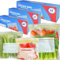Zip Lock Bags Freezer Bags-BPA Free Food Storage Bags Reusable for Food Storage, Snacks, Fruits,Sandwich Bags (3 Size)