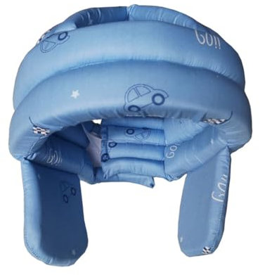 Casco protettivo per anziani Casco di sicurezza anticaduta regolabile Cappello anticollisione Cappello di protezione per la testa in cotone traspirante Cappello di protezione per la testa