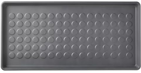 PriceKingX Shoe Mat Boot Tray – Heavy Duty Shoe Mat Indoor & Outdoor - Waterproof Drip Trays Multi-Purpose Shoe Tray for Rain, Winter Boots, Wellies, Garden, Pets (Medium)