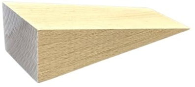 Tolux Zeppa in Legno Duro, Cuneo di Montaggio, Cunei di Livellamento, Fermaporta, Strumento Utile in Costruzione e Progetti Fai-da-te, 150x50x40 mm, 8 Pezzi