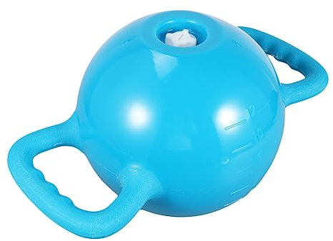 TOGEVAL Yoga Fitness Kettlebell Mit Doppelgriff Verstellbar Durch Wasserfüllung Langlebiges Pvc Flacher Boden Lila Fitnesszubehör Für Yoga Pilates Krafttraining Indoor Und Reisen Für Männer Und Frauen