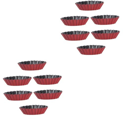 OKUMEYR 12 Stk Eierkuchenform Muffinformen Zum Backen Runder Keks Eierkuchen Schimmeln Mini-topf Mini-blechpfannen Eierkuchenbecher Keksform Eierkuchen Wiederverwendbar Käsekuchenform