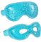 Baluue 2St heiße und kalte Augenmaske kühlende Augenpads aus Seide zum Schlafen Gel migränemaske eye pads lidschatten Kühlende Augenmaske tragbare Augenklappen PVC Sky-blue