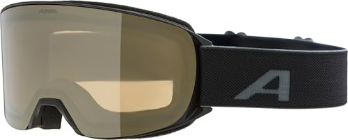 ALPINA NAKISKA Q-LITE Skibrille, black matt, One Size