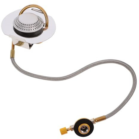 EXAOMBLE 1pezzi Fornello Da Portatile Gas Fornello Da Picnic in Inossidabile Accessori Per All