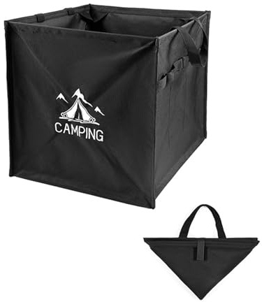 Ldabrye Caja De Almacenamiento Plegable para Exteriores Cesta De Picnic Plegable Cubo De Basura Contenedor De Almacenamiento Ligero Y De Viaje