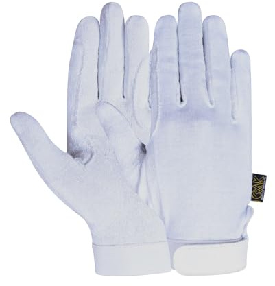AK AKRS-8485 - Guanti da equitazione in cotone, leggeri, con impugnatura per le redini, per donne, uomini e bambini, traspiranti, comodi per equitazione e abbigliamento stabile, AKRS-8485 (bianco, XL)