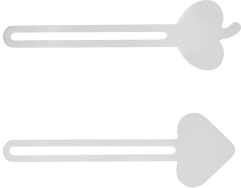 MAGICLULU Exprimidor 2 de Inoxidable en de Acero Pasta de Dientes Forma de Corazón, Piezas Metálicas Convenientes y Resistentes Apurar para Tubos en Baño