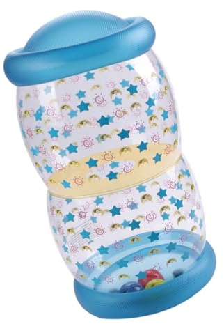 Veemoon Jouet D'entraînement au Ramper pour Bébé, Rouleau Gonflable en PVC, Coins Arrondis, pour Exercer Les Muscles et Améliorer la Coordination
