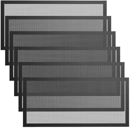 Housse de protection pour grille d'aération - Double maille - Anti-poussière - Pour mur, sol, plafond