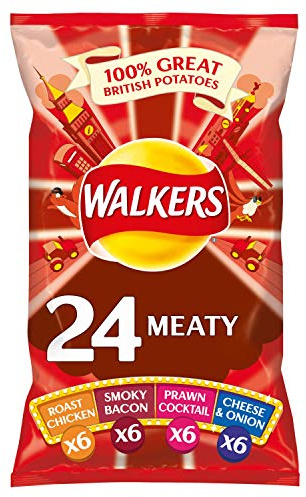 Walkers 24er-Pack Meaty Variety Chips 600g