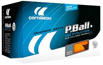 Cornilleau - P-Ball ABS Evo X72 - Orange Taille Unique