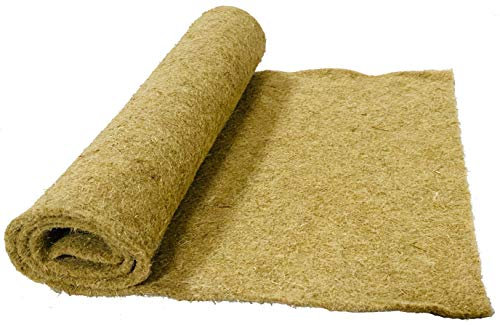 pemmiproducts Nagerteppich 100% Hanf, 1,20 m x 25 m x ca. 0,5 cm dick, Nagermatte, Hanfmatte für Kaninchen,Meerschweinchen, Nager,Hemp mat