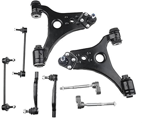 Frankberg 8x Bras de suspension Tête de barre d'accouplement Barre de couplage Articulation axiale Avant pour A-Klasse W169 B-Klasse W245 Tous Moteurs Remplacer# 1693300507