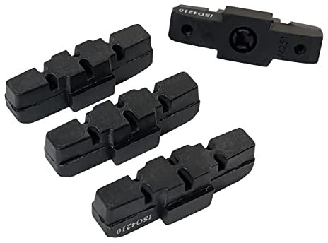 Bremsbeläge Fahrrad Bremsschuhe - Red Loon 2 Paar - kompatibel mit Hydraulikbremse Felgenbremse Fahrrad Magura HS11 HS12 HS22 HS24 HS33 HS66 HSi - Bremsklötze Fahrrad bremsbacken Fahrrad