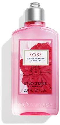 L'OCCITANE Rose Shower Gel 250ml | Floral Scented | Vegan & 99% Readily Biodegradable | Luxury & Clean Beauty Bodycare for All Skin Types