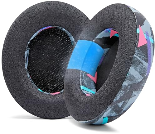 WC Freeze Studio - Cuscinetti per Beats Studio 2 e 3 (B0501, B0500) | Da Wicked Cushions | NON adatto a Beats Solo. Cablato e senza fili. Schiuma migliorata, adesivo più forte | 90's Black