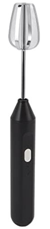 Topyond Frullino per Le Uova Elettrico Portatile, Montalatte, Frullatore per caffè, Frullatore per Frappè, Utensili da Cucina, Batteria da 1200 mAh, 3 velocità, Ampia Gamma di Applicazioni(Nero)