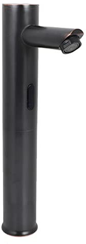 SEAFRONT Automatic Sensor Bathroom, Bathroom Faucet Automatic Sensor Bathroom Basin Bathroom Faucet Touchless, Basin Hands Water Faucet Mixer Wash Basin Taps Vintage (black paint)