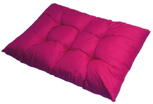 Palettenauflagen, Kissen für Stuhl, Kissen für Bänke, Bodenkissen groß, Bodenkissen Kinder, Bodenkissen groß, Bodenkissen rund, (120_x_80_cm, Rosa)