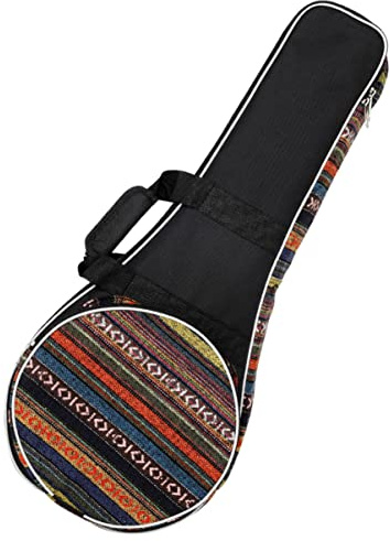 Toyvian Mandolinen Gepolsterter Mandolinen Gigbag aus Oxford Stoff im Nationalstil Reisetasche mit Stabilem Tragegriff Praktische Instrumententasche für Mandoline zum Reisen