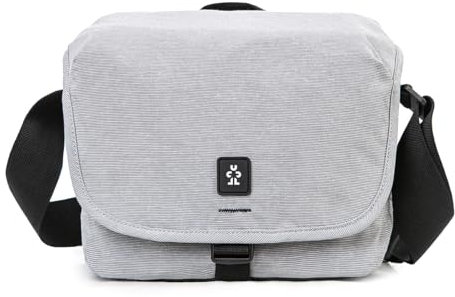 CRUMPLER Track Shot Camera Sling 3800, Kameratasche mit 11 Tabletfach, grau meliert