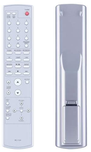 GOUYESHO Neue Fernbedienung RC-1131 für Denon AV-Receiver PMA-510AE PMA-710AE PMA510AE