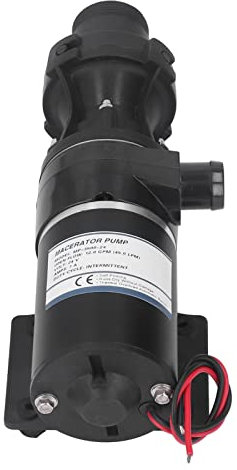 Pompa per Fognatura per, Pompa Maceratore per Autoadescante 12 V, Alte Prestazioni, Bassa rumorosità, Protezione Sovracorrente, Protezione Sovraccarico (DC24V)