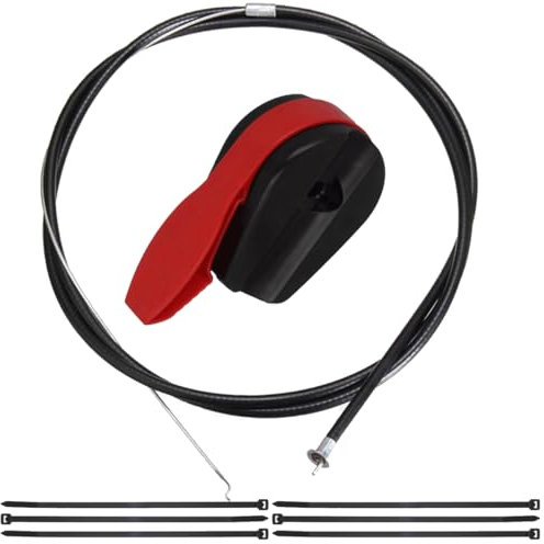 ZAMDOE Universale 72” Gruppo Interruttore del Cavo dell'acceleratore per Tosaerba Leva di Controllo Maniglia Interruttore Interruttore Scatola Acceleratore Governatore per trattorini a Spinta