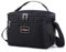 ETONSUNNY Bolsa Termica Porta Alimentos 8L，Plegable Bolsa Termica Comida ，Bolsa Isotermica Porta Alimentos trabajo，Bolsa Nevera Pequeña，Lunch Bag，Cooler Bag para Viajar/playa/Picnic (Negro)