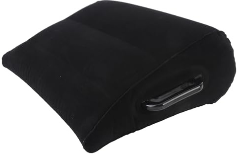 Bewinner Aufblasbares Keilkissen für Schlafreisen, Ergonomisches Bettkissen mit Gefährter PVC -Oberfläche, Tragbares Kniekissen für Rückenschmerzen, Camping, Heimgebrauch