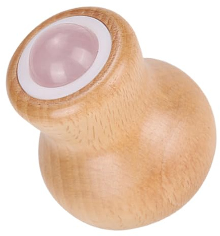 Gatuida Jadestein Massageroller Für Gesicht Und Körper Kühlend Multifunktionales Holz Gesichtsmassagegerät Für Nacken Hände Und Beine Entspannend Für Zuhause