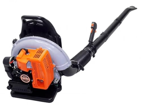 Souffleur de feuilles de sac à dos commercial à gaz – Moteur 2 temps refroidi par air avec harnais, parfait pour l'entretien de la pelouse, le dépoussiérage et la sécurité incendie