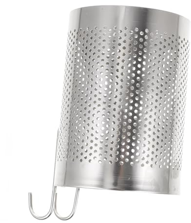 ARTSEWPLY Hängender Essstäbchenhalter aus Edelstahl Silber, Abtropfend | Küchenbesteck Trockengestell, Leicht zu Reinigen und Verschleißfest, Moderner Look