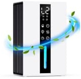Dehumidifiers for Home with 1800ML, Dehumidifier for Bedroom Sleep & Auto Humidity & 2 Modes, Auto Shut Off, 6-48 Hour Timer, Dehumidifier for Drying Clothes with Touch Control Portable RGB Light