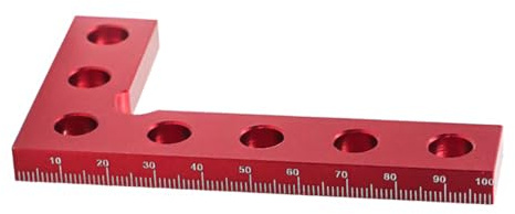 Spacnana Woodworking Square, Aluminum Alloy 90 Degree Measuring Tool, Versatile L Ruler for Precise Woodworking Tasks