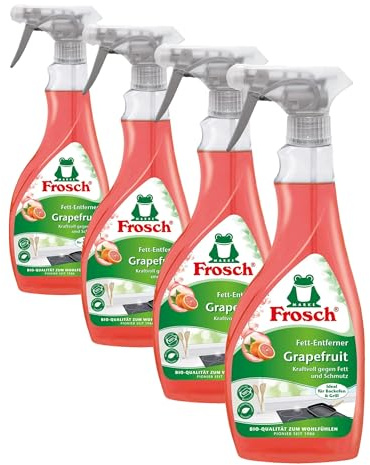 Frosch Fett-Entferner, Grapefruit, 0,5 l (Packung mit 4)