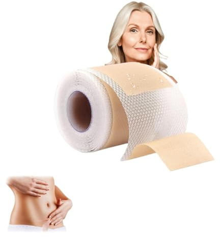 NUVÈE Patch Anti-Rughe, Delicato Sulla Pelle, Impermeabile, per Cicatrici in Silicone per Parto Cesareo, Chirurgia, Ustioni (1PCS)